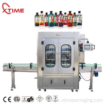 liquid detergent soap filling capping labeling machine line